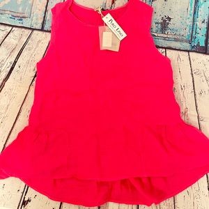 Super Cute Pink linen top size small